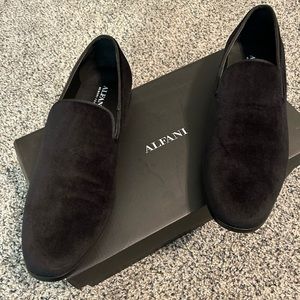 Men’s Alfani Size 10 Zion Black Smoking Smoking Slippers!
